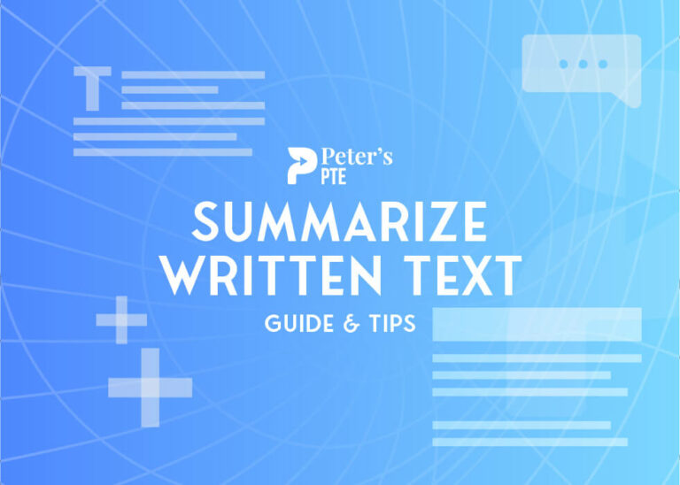 Ultimate Guide to Summarize Written Text SWT with Tips Tricks Peter's PTE